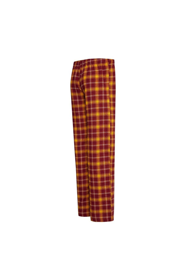 Women's Concepts Sport Burgundy/Gold Washington Commanders Arctic T-Shirt & Flannel Pants Sleep Set, Alternate, color, Burgundy