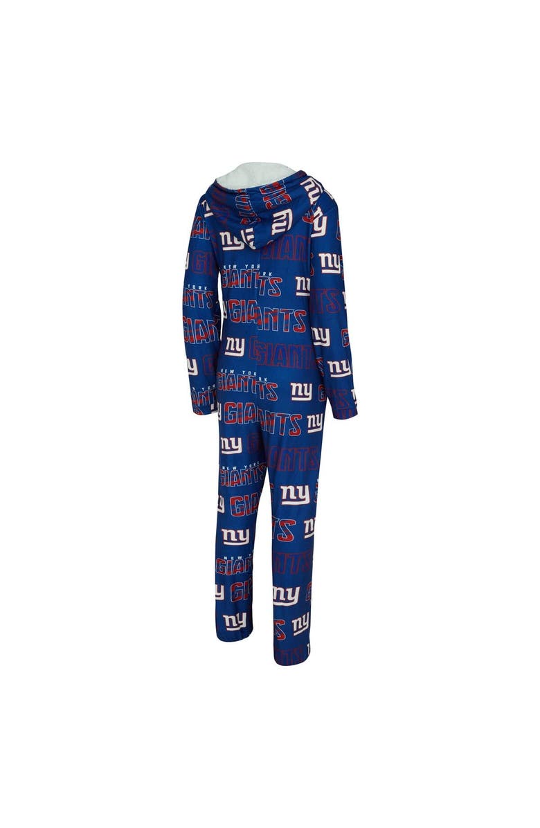 CONCEPTS SPORT Women
s Concepts Sport Royal New York Giants Roadway Allover Print Microfleece Full-Zip Union Suit, Alternate, color, Royal