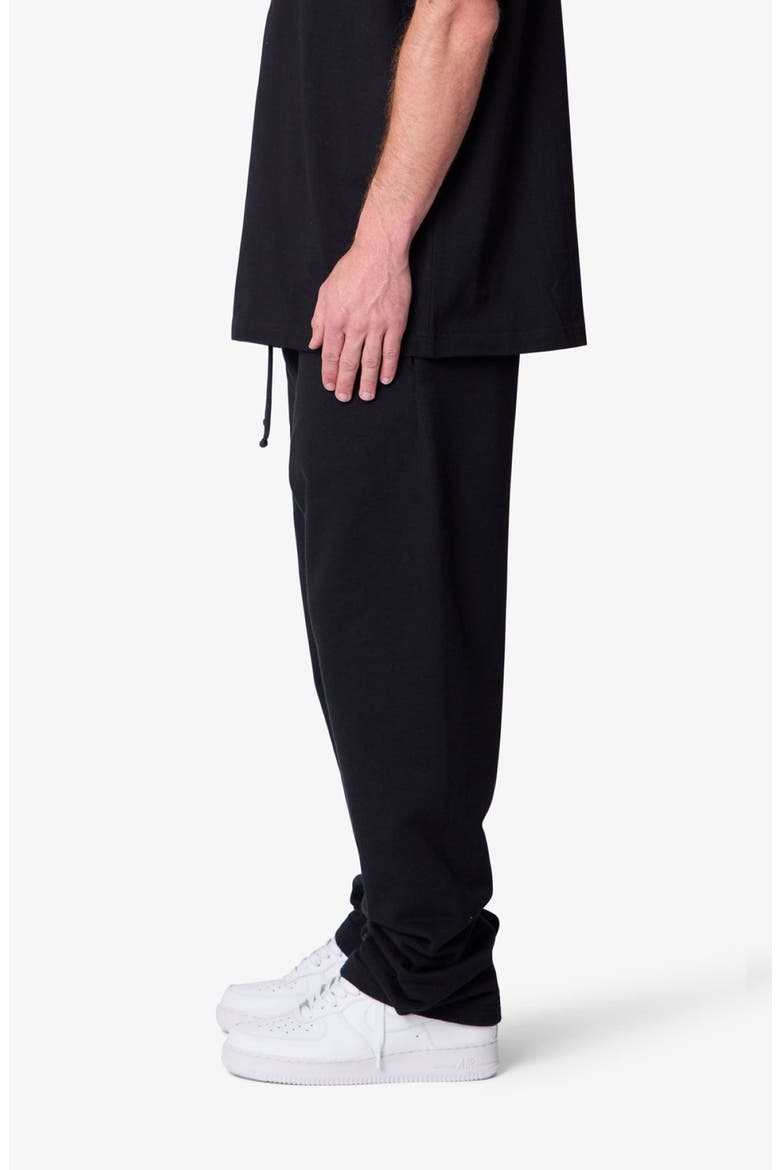 Relaxed Heavy Basic Sweatpants, Alternate, color, BLACK