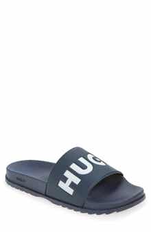 BOSS Logo Slide Sandal
