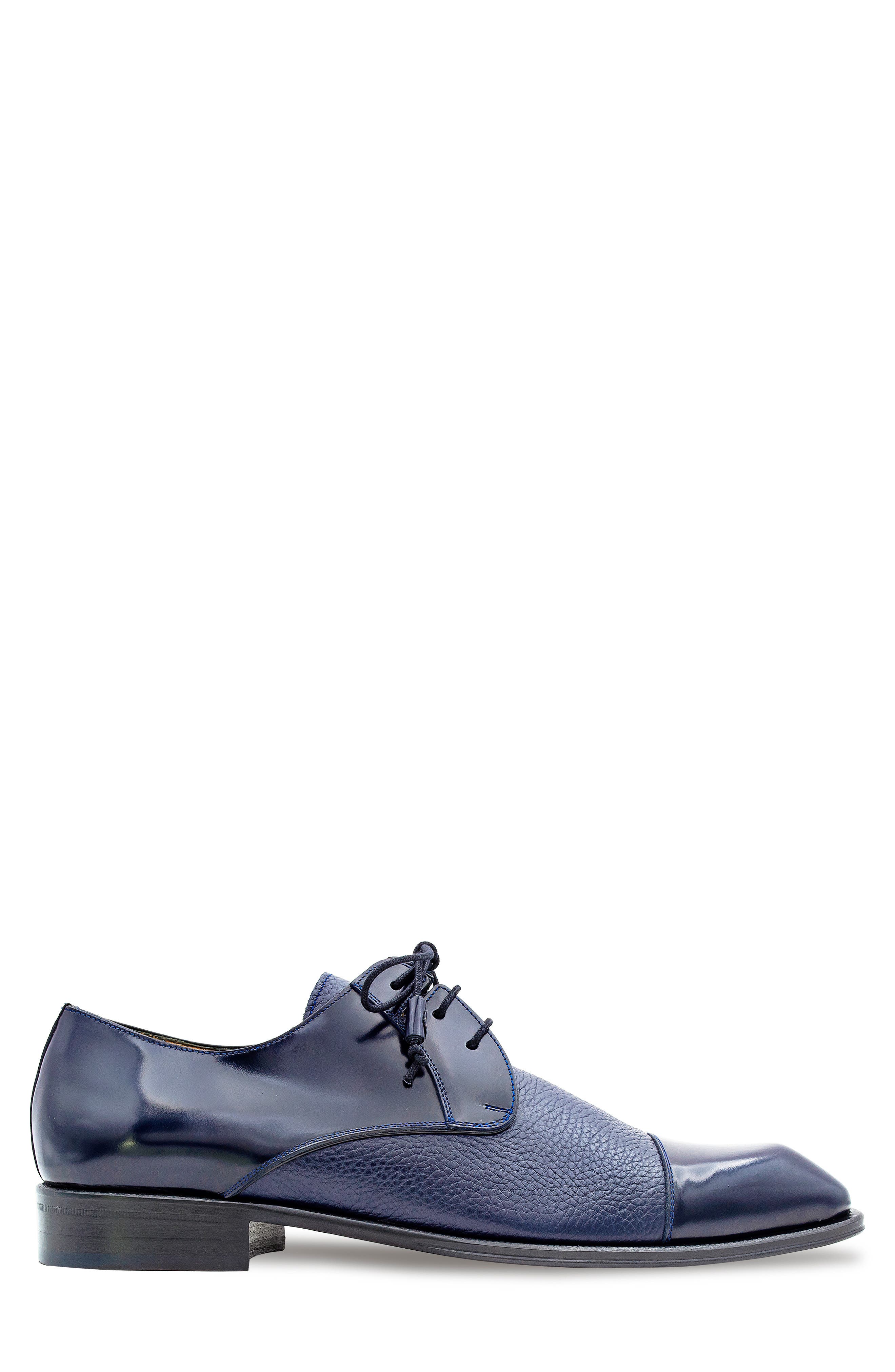 Capello Cap Toe Derby, Alternate, color, BLUE