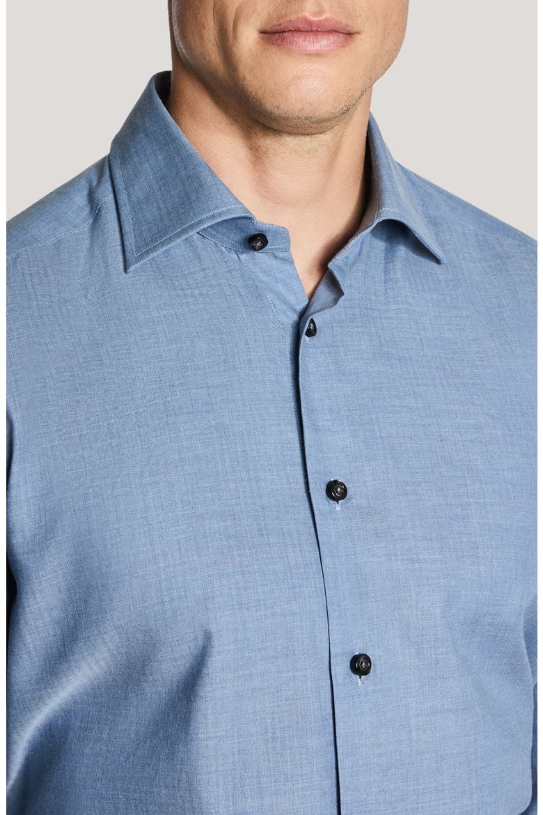 Flannelite Cotton Long Sleeve Sport Shirt, Alternate, color, BLUE