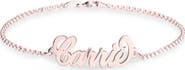 MELANIE MARIE Personalized Nameplate Bracelet