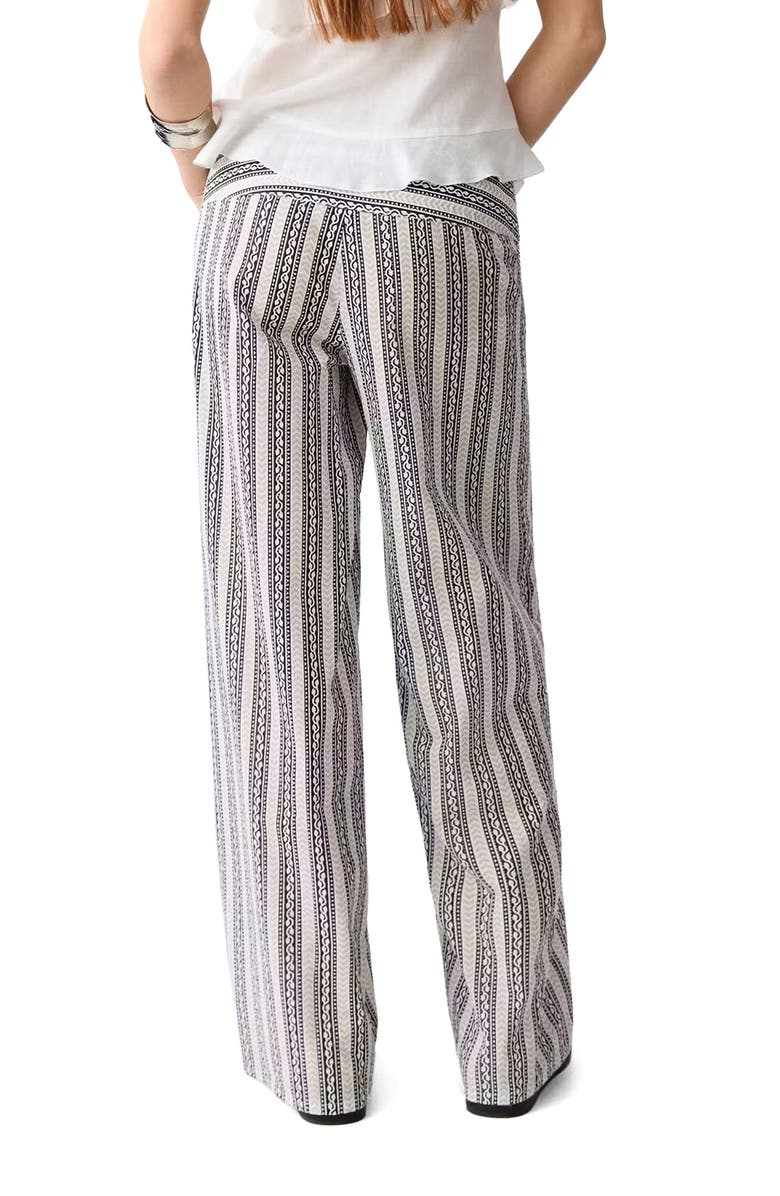 MANGO TEEN Block Print Straight Leg Pants, Alternate, color, 