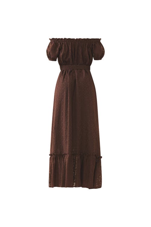 Eddy Luna Dress In Brown