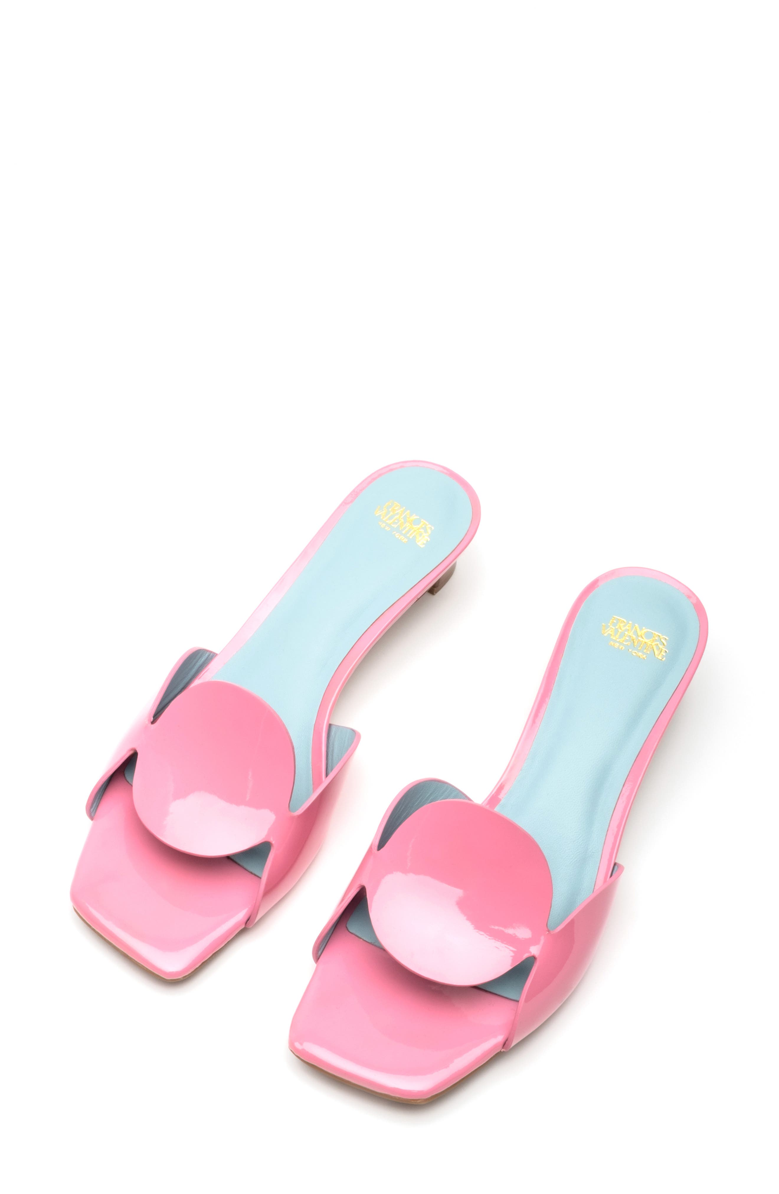 Frances Valentine Sandy Slide Sandal, Alternate, color, Pink