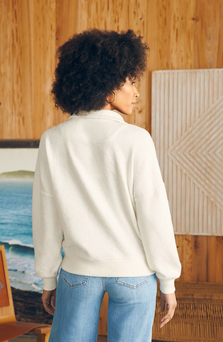 Faherty Beach Quarter Zip Fleece Pullover, Alternate, color, 