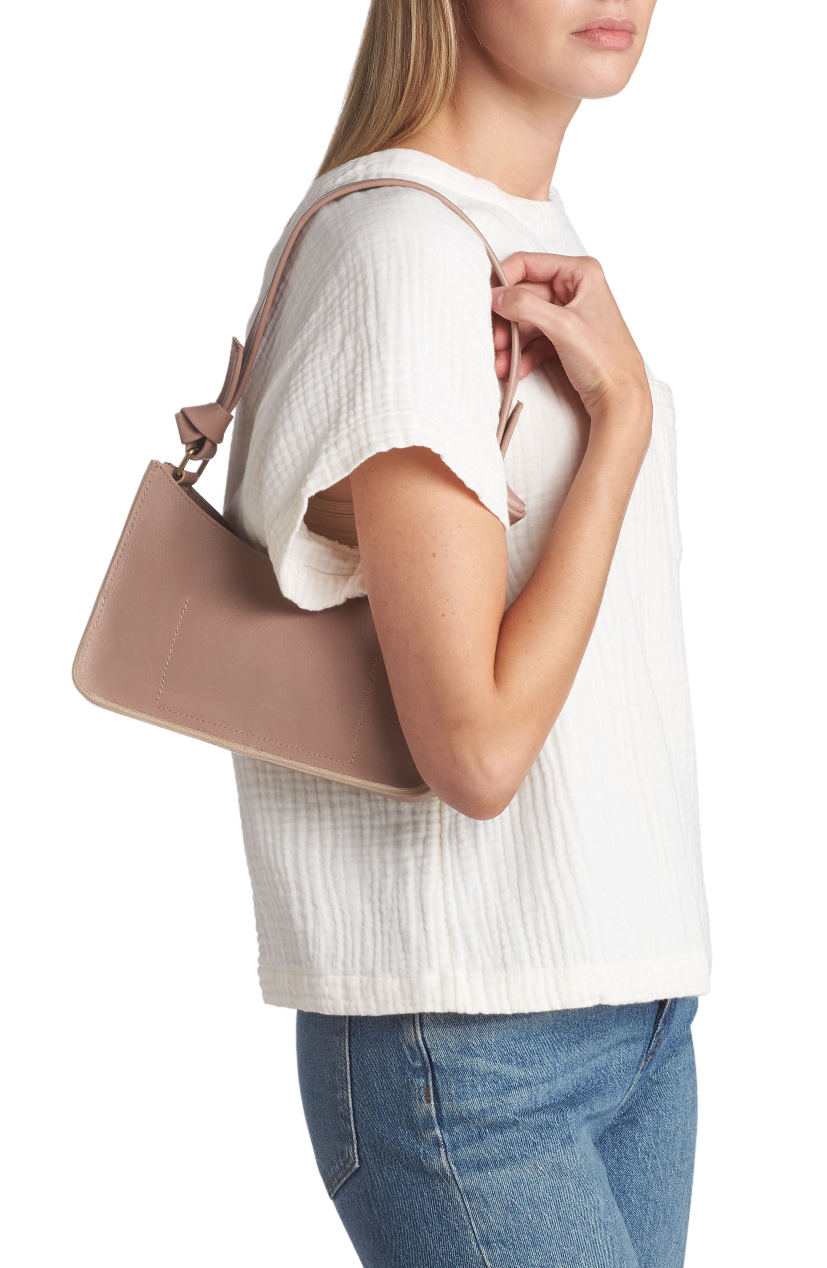 The Sydney Leather Hobo Bag, Alternate, color, SMOKED MAUVE