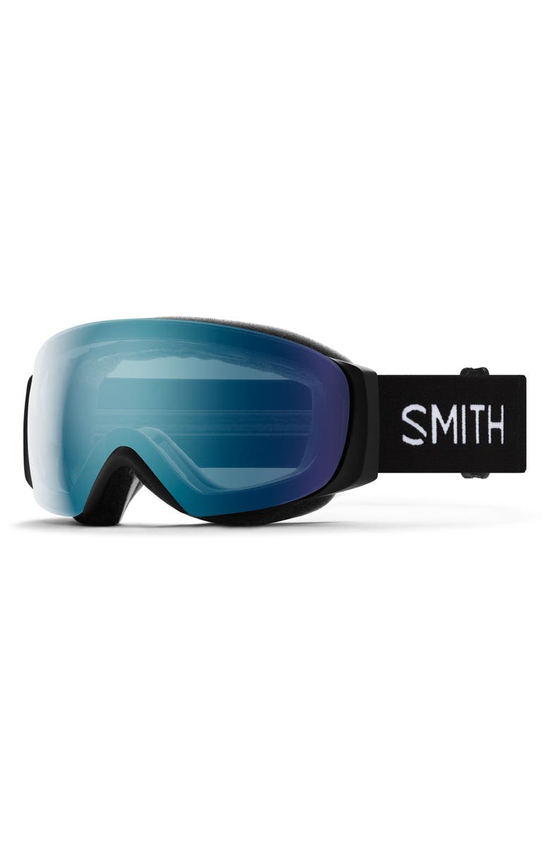 Smith I/O MAG<sup>™</sup> 164mm Snow Goggles, Main, color, Black / Blue Mirror