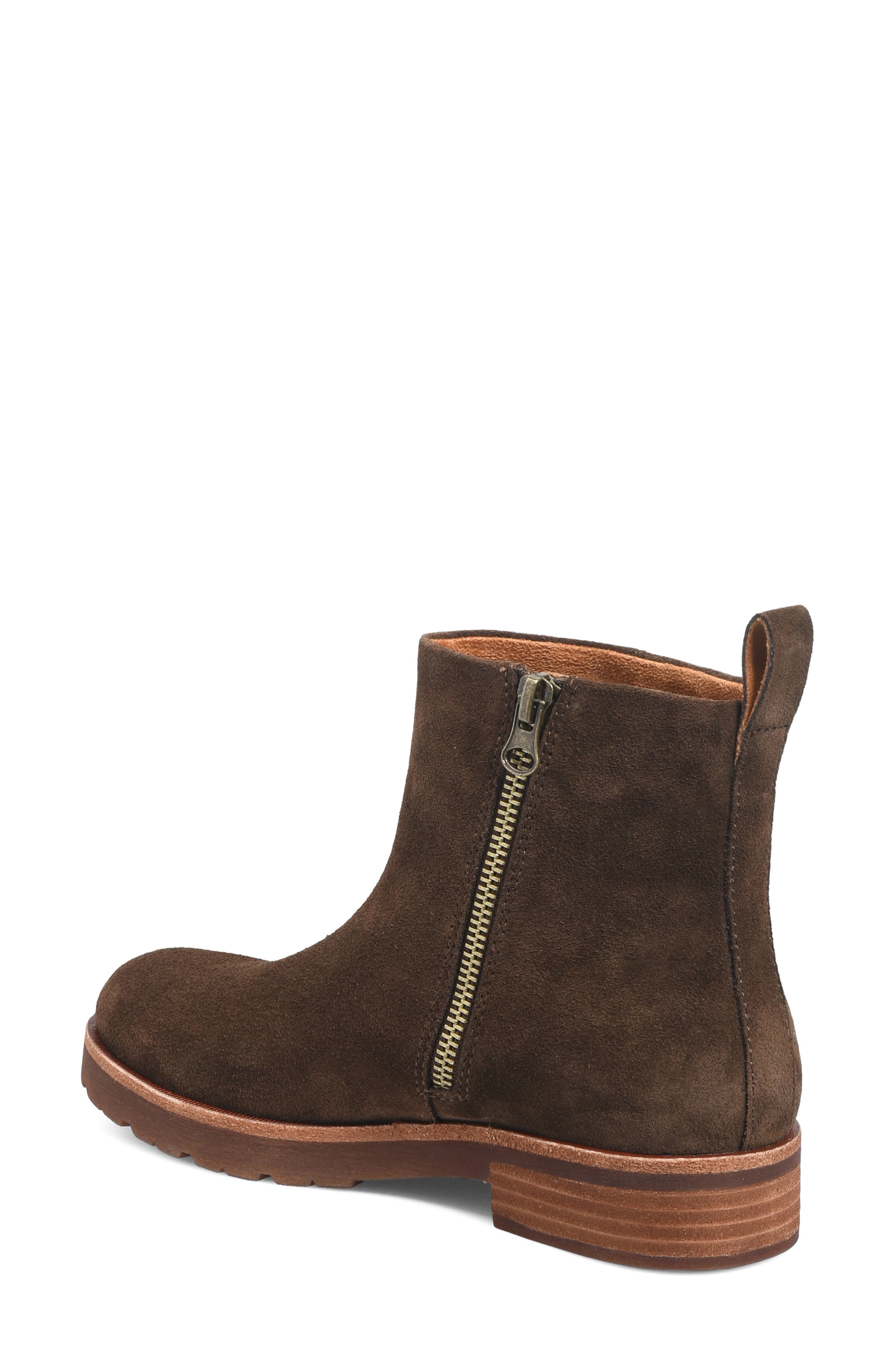 Betheny Bootie, Alternate, color, DARK BROWN SUEDE