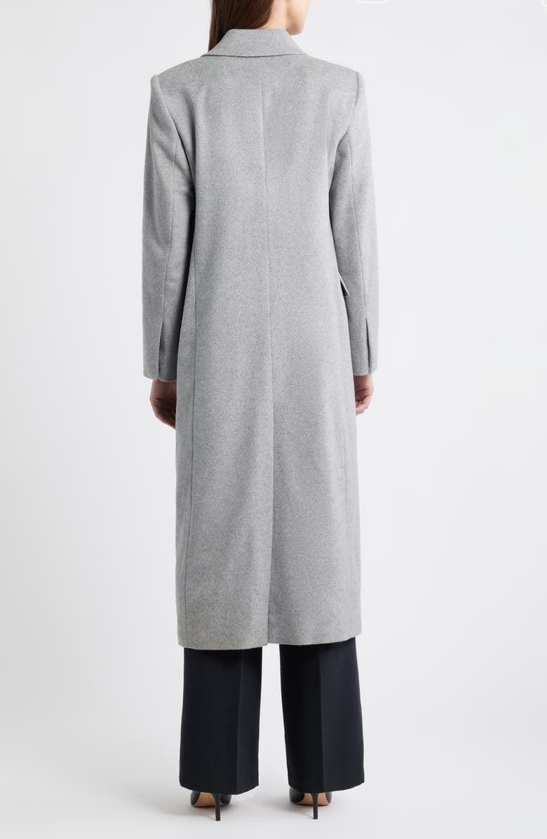 BOSS Callafy Cashmere Coat, Alternate, color, Light Pastel/ Grey