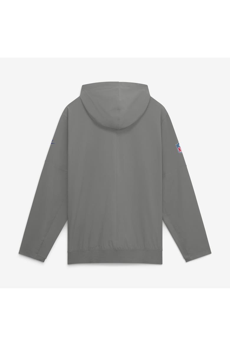 Men's Nike Gray Buffalo Bills Sideline Broken Rules Alternate Anorak Half-Zip Hooded Jacket, Alternate, color, Gray