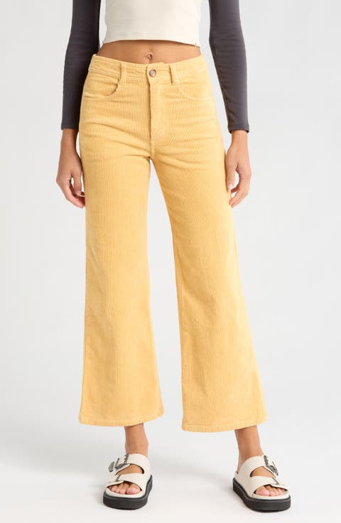 Be Free Wide Leg Corduroy Pants