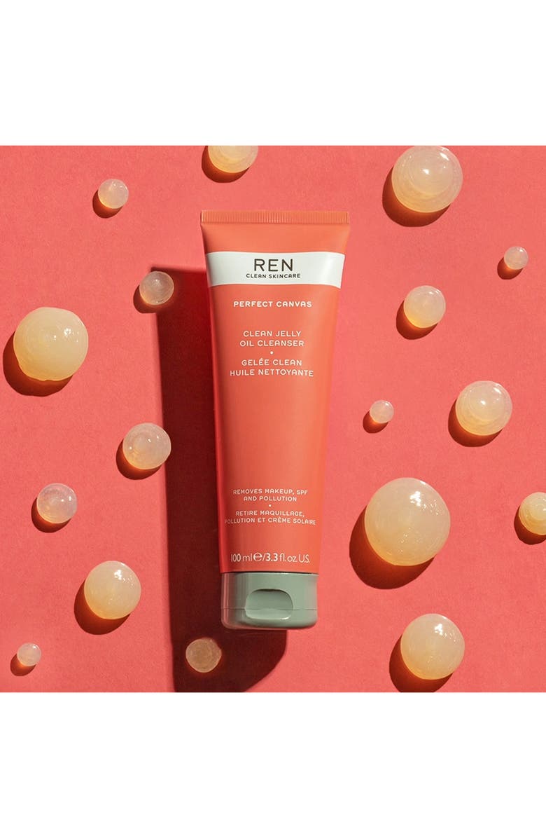 REN Clean Skincare Perfect Canvas Clean Jelly Oil Cleanser, Alternate, color, 