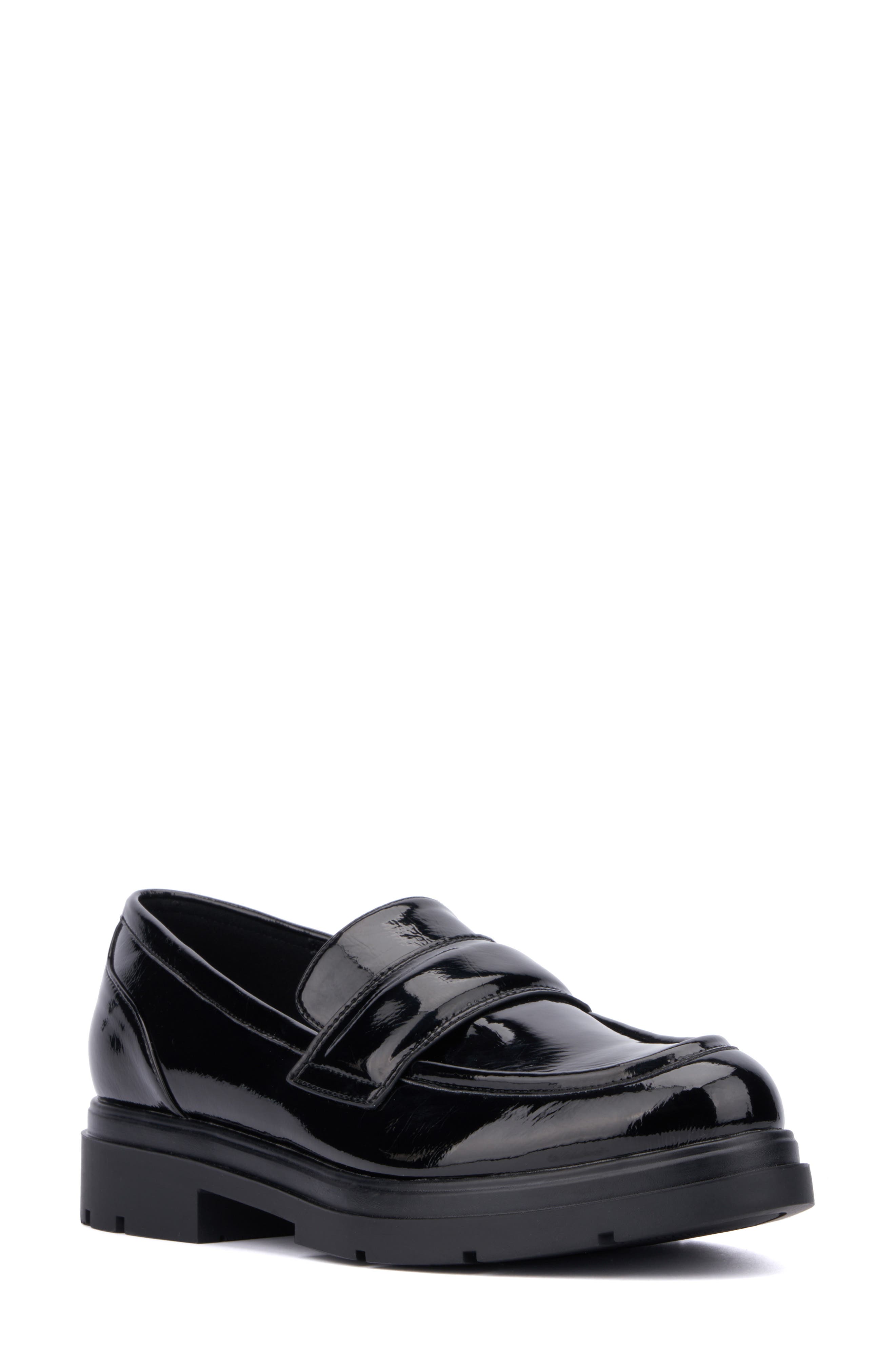 NEW YORK AND COMPANY Abbey Faux Leather Loafer, Main, color, 