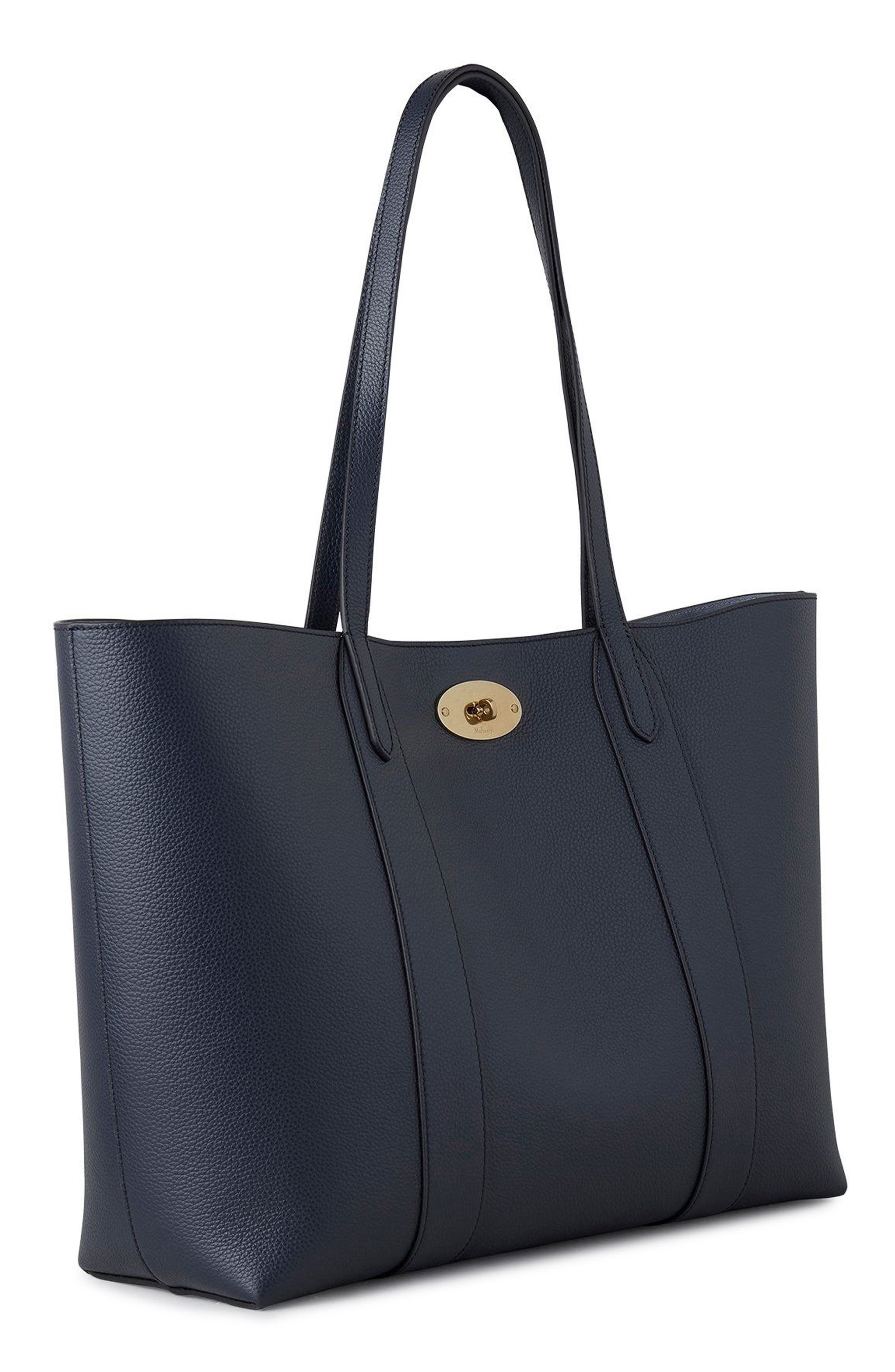 Bayswater Leather Tote, Alternate, color, NIGHT SKY/ POPLIN BLUE