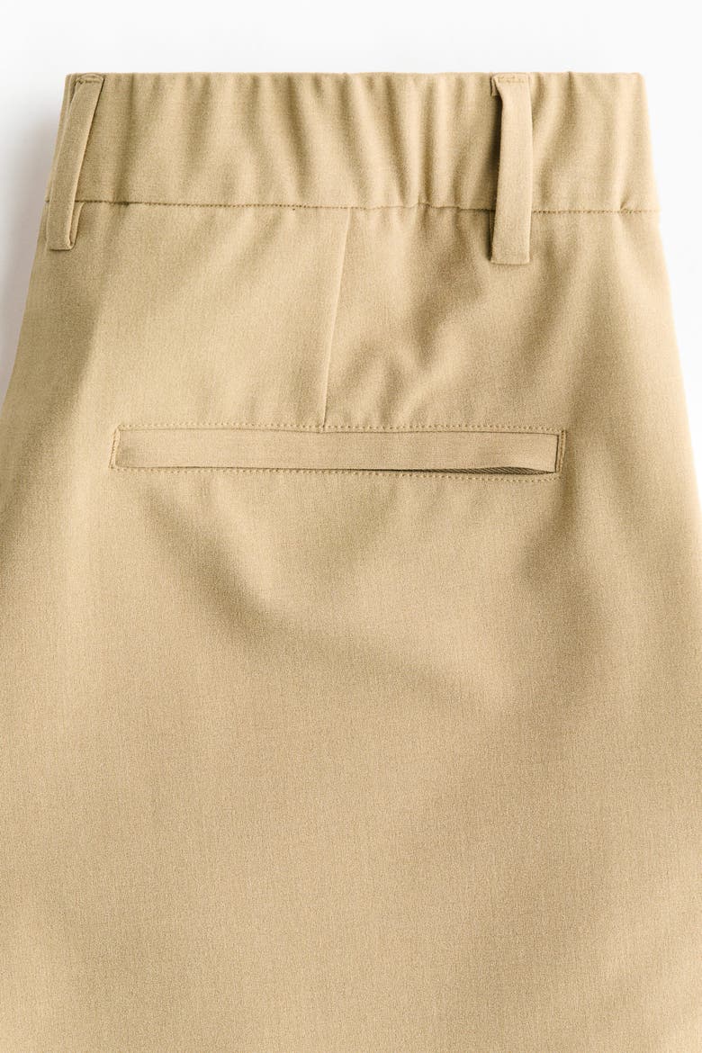 Four-way Stretch Wide Pull-on Trousers, Alternate, color, Beige