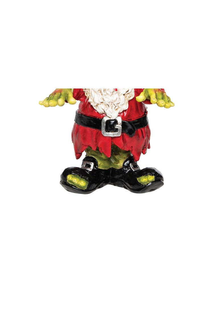 Santa Claus Frankenstein Christmas Decorative Figurine, Alternate, color, Red
