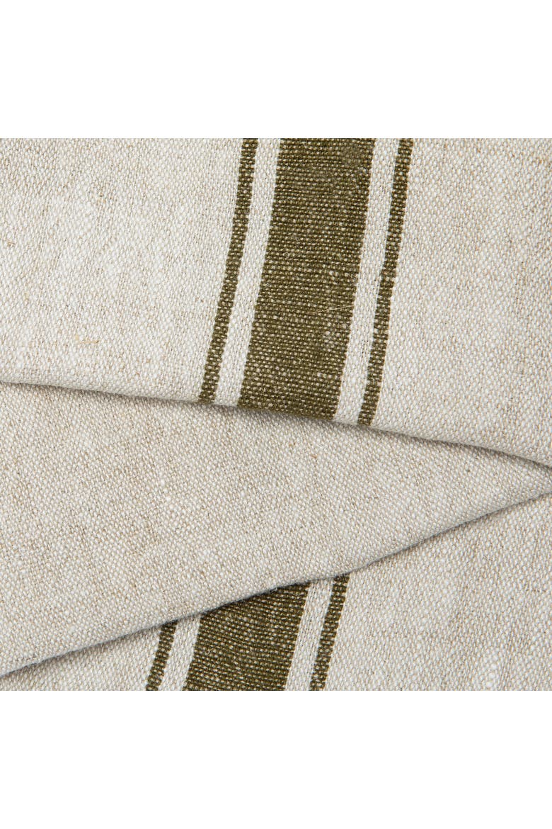Marseille Napkins - Set of 4, Alternate, color, Olive Green, Natural 20" x 20"