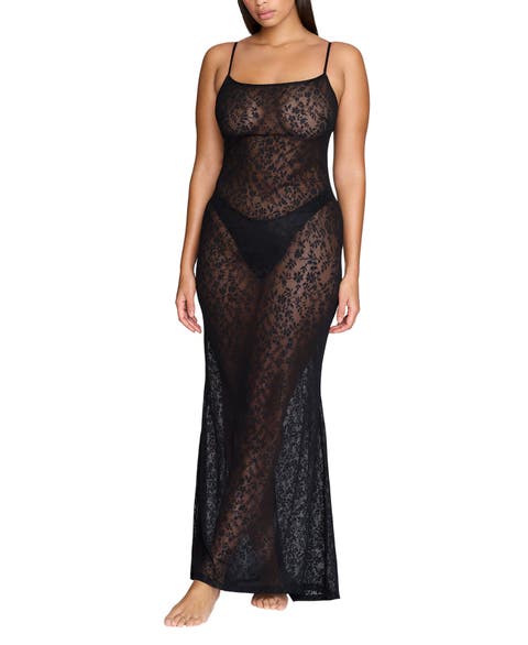 The Long Slip Dress (botanical Lace)