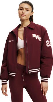 COTTON ON BODY Women's Active Varsity Bomber Jacket