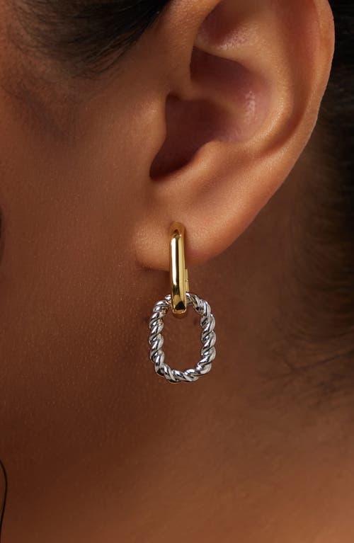 Ana Luisa Ash Double Hoop Earrings In Metallic