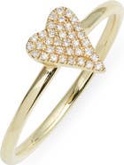 Meira T Elongated Diamond Heart Ring