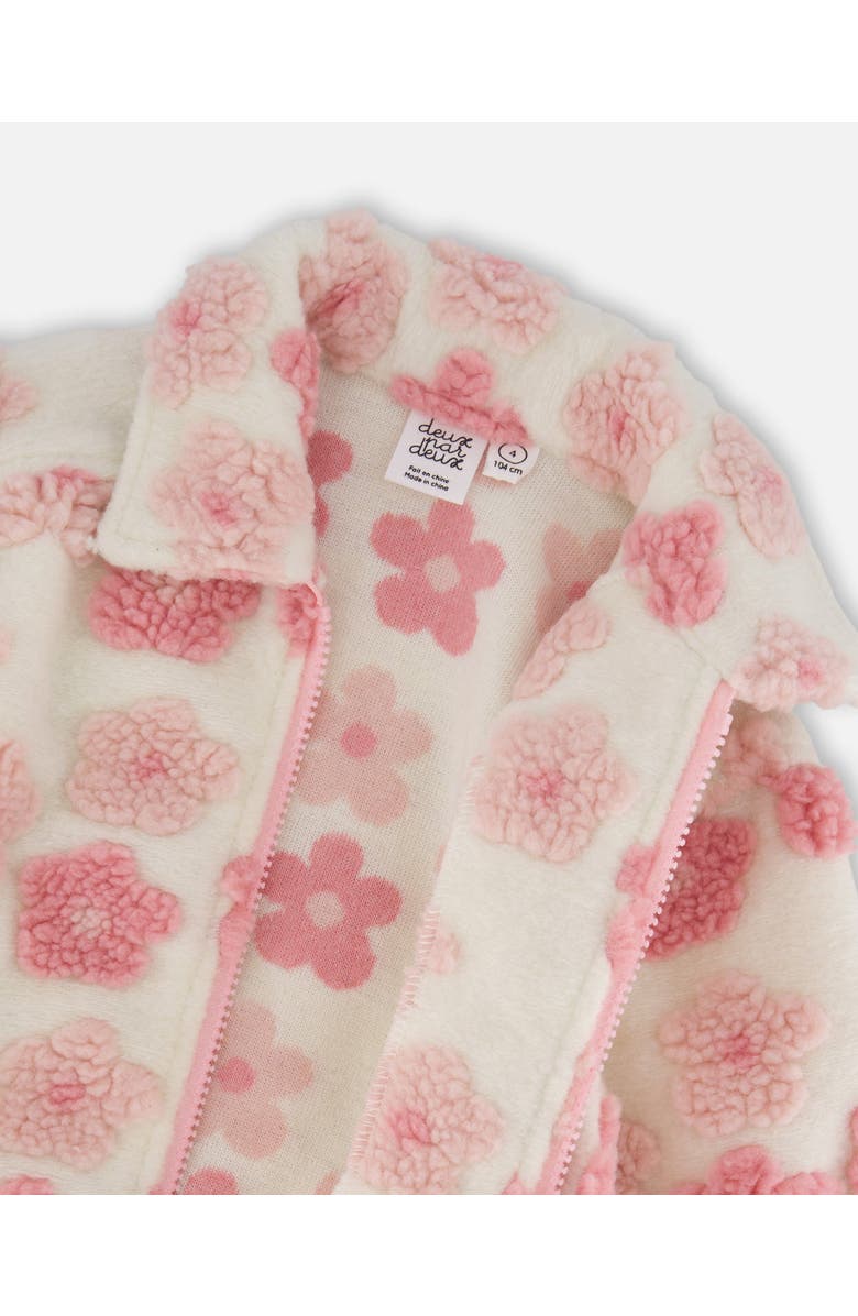 Deux par Deux Overshirt, Alternate, color, Off-White And Pink