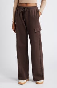 BP. Baggy Wide Leg Cargo Sweatpants