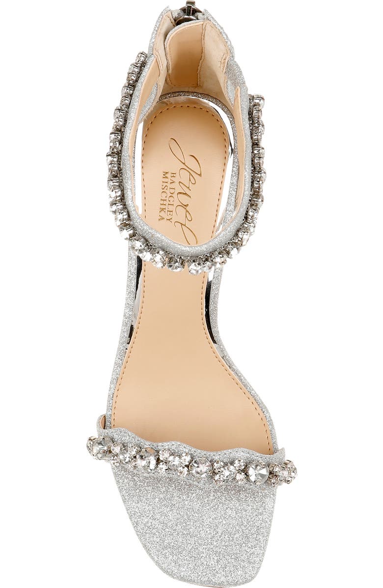 Jewel Badgley Mischka Odele Ankle Strap Sandal, Alternate, color,