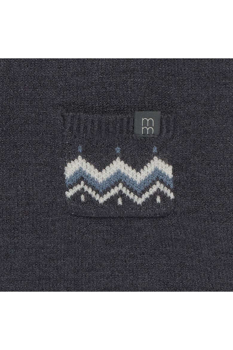 Dark Grey Heather Fair Isle Dress, Alternate, color, Dark Grey Fair Isle