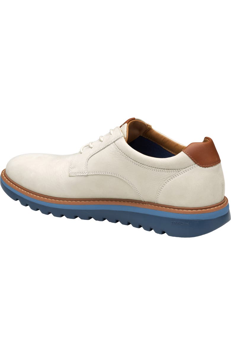 Johnston & Murphy Braydon Plain Toe Derby, Alternate, color, Off White