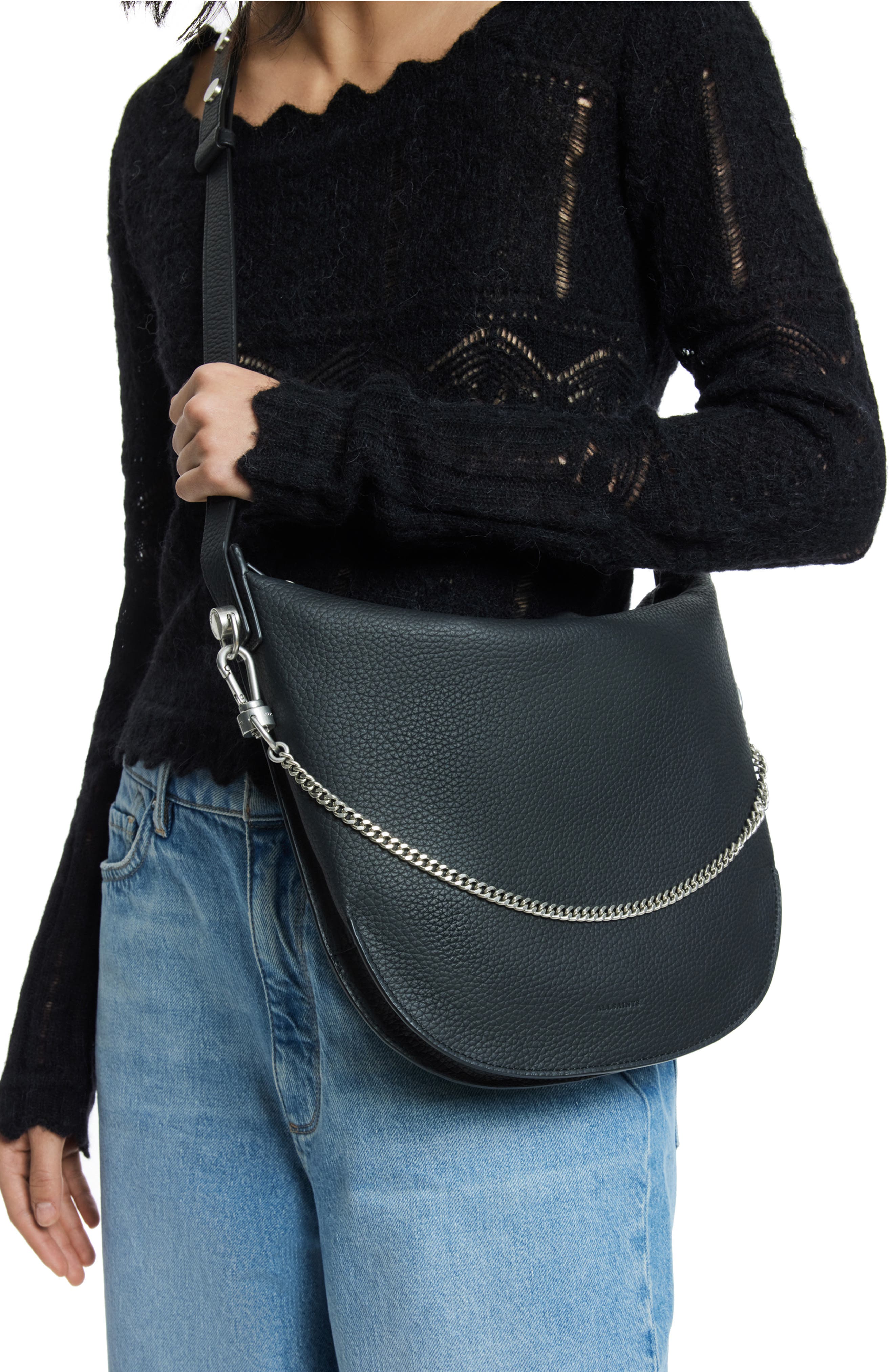 AllSaints Blake Shoulder Bag, Alternate, color, 