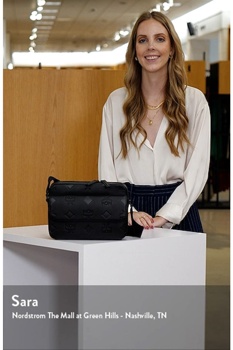 Medium Aren Leather Crossbody Bag video