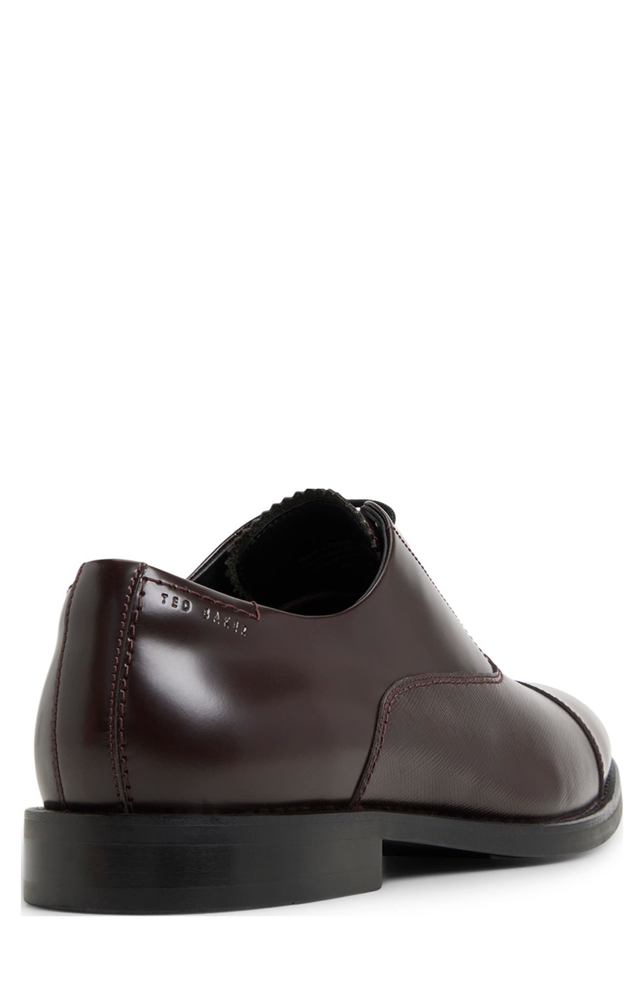 Ted Baker London Cap Toe Oxford, Alternate, color, Fudge