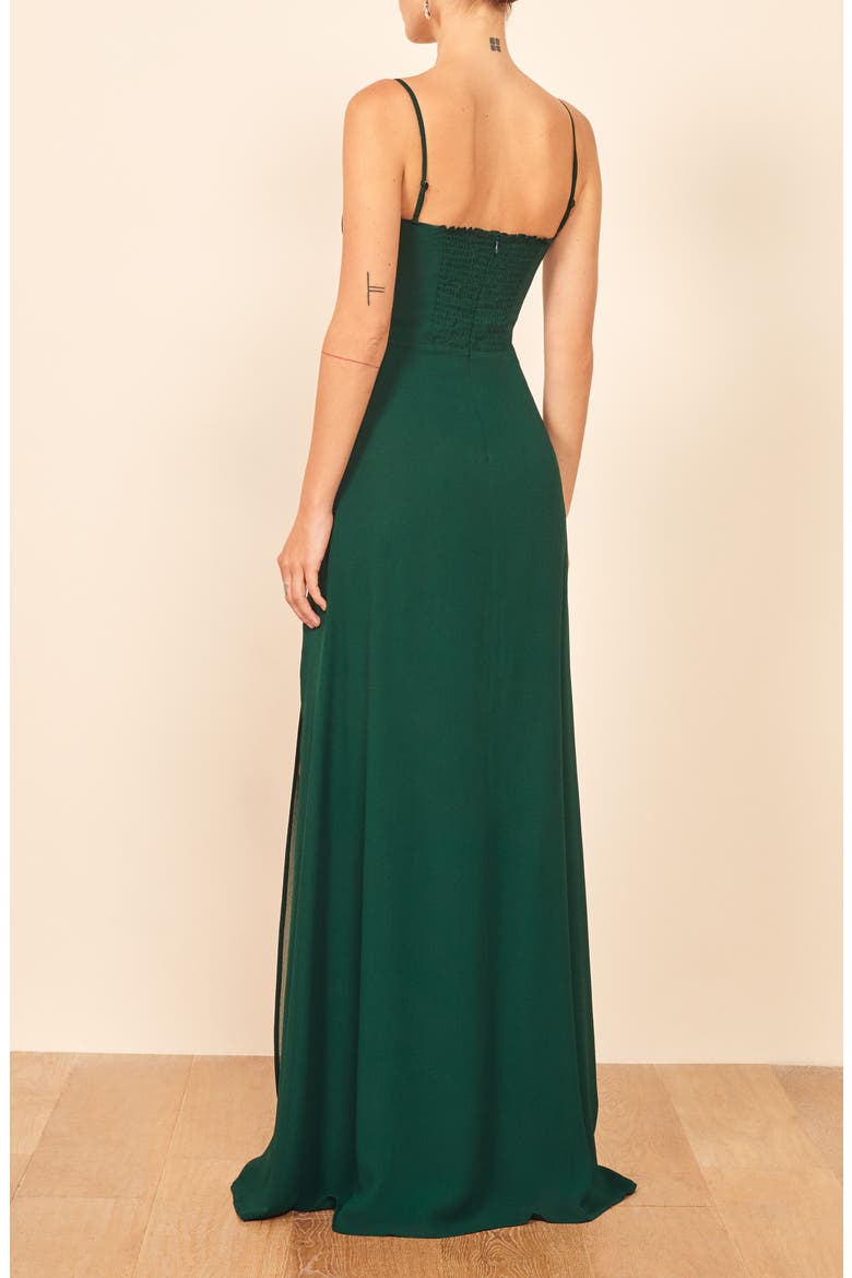 Ingrid Maxi Dress, Alternate, color, EMERALD