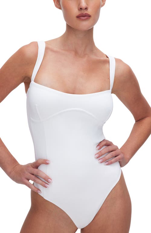 GOOD AMERICAN GOOD AMERICAN SWEETHEART SCUBA TANK BODYSUIT