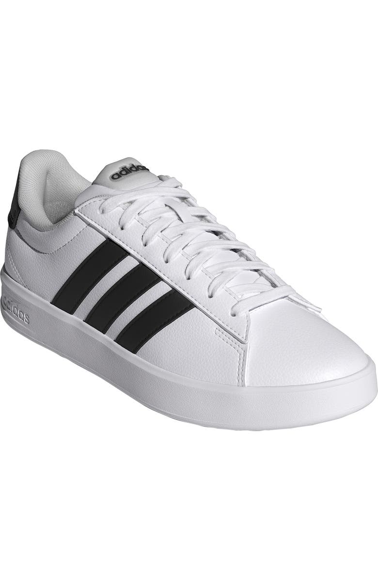 adidas Grand Court 3.0 Sneaker, Main, color, White/ Core Black/ White