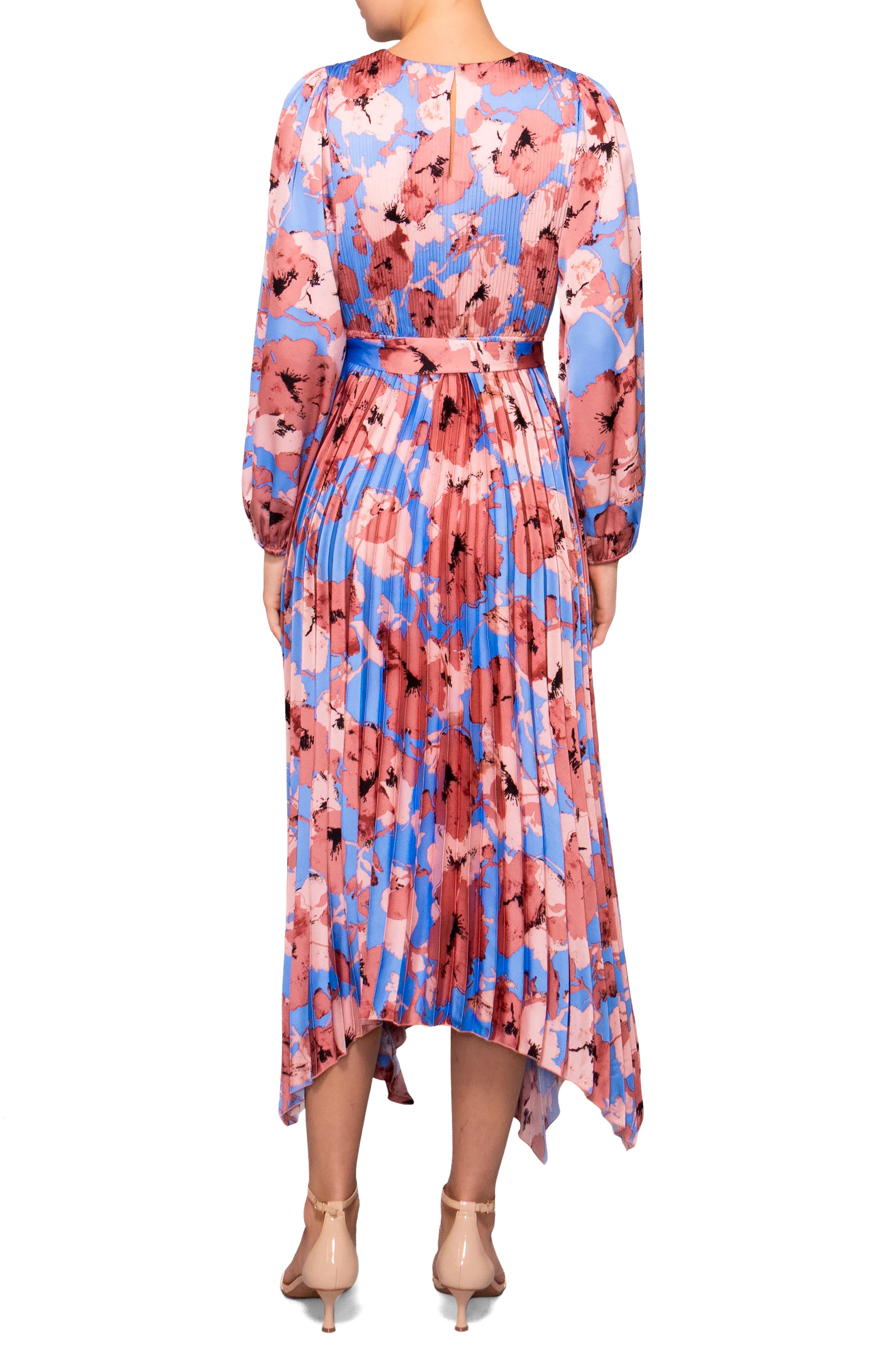 Pleated Asymmetrical Maxi Dress - image 2