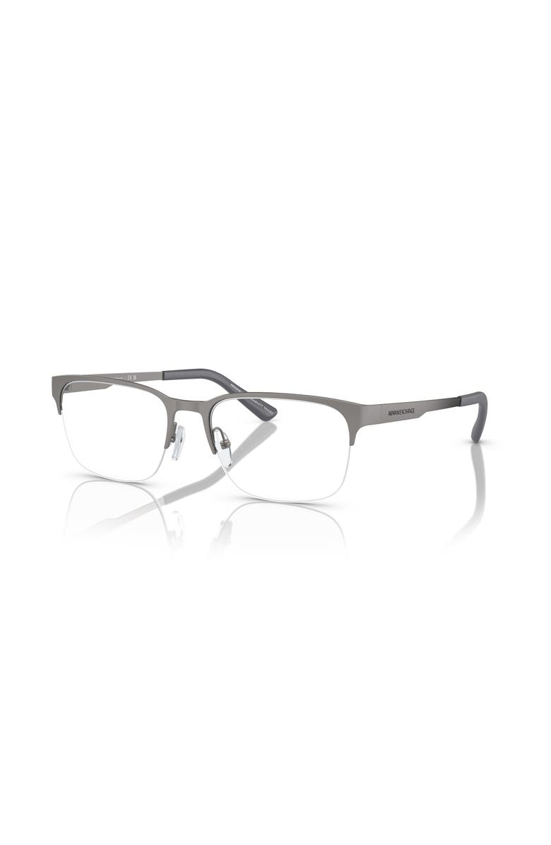 Armani Exchange 55mm Rectangle optical glasses, Main, color, Grey