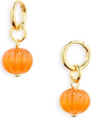 Monica Vinader Lantern Red Onyx Stone Drop Earrings