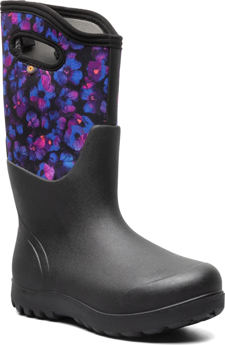 Bogs Neo Classic Petals Waterproof Insulated Rain Boot, Main, color,