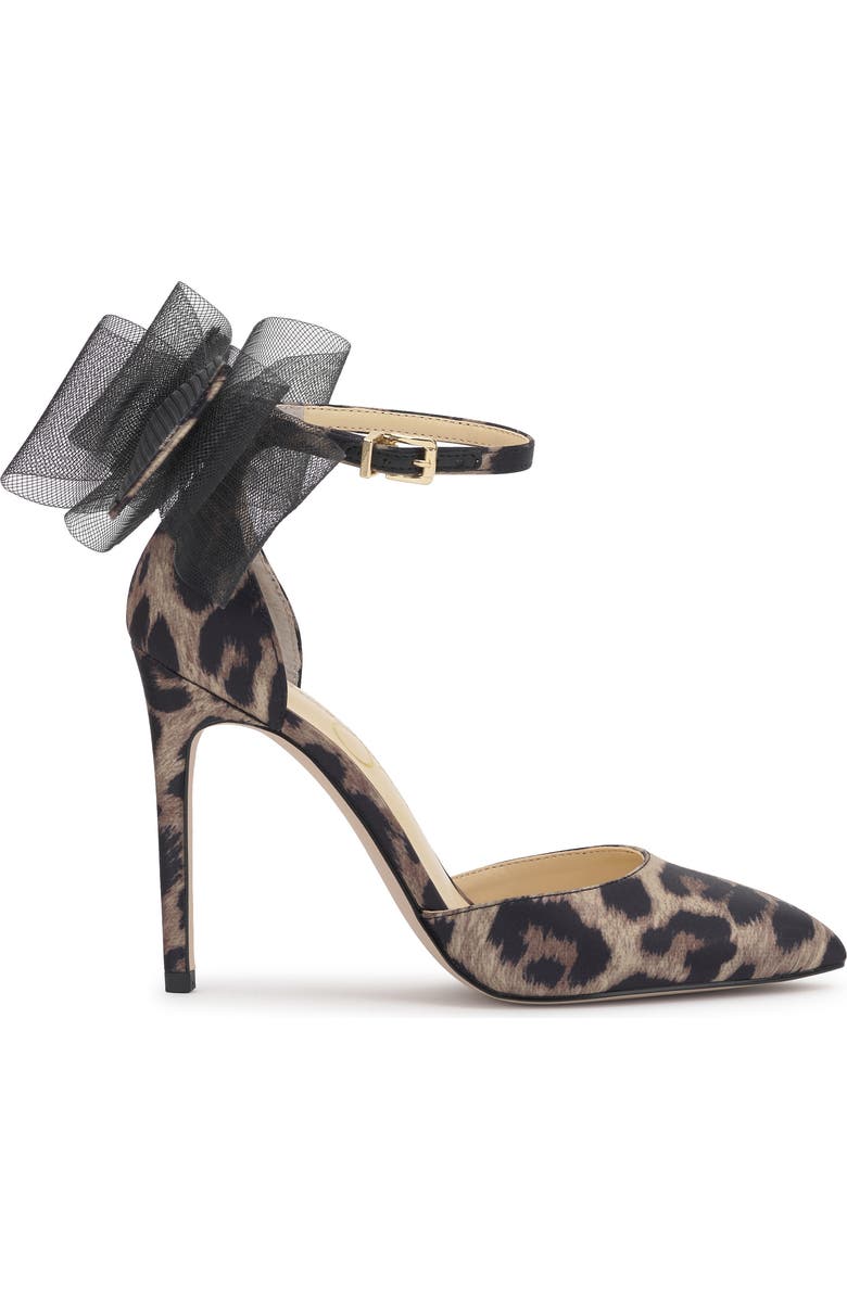 Jessica Simpson Phindies Ankle Strap Pointed Toe Pump, Alternate, color, Safari Combo