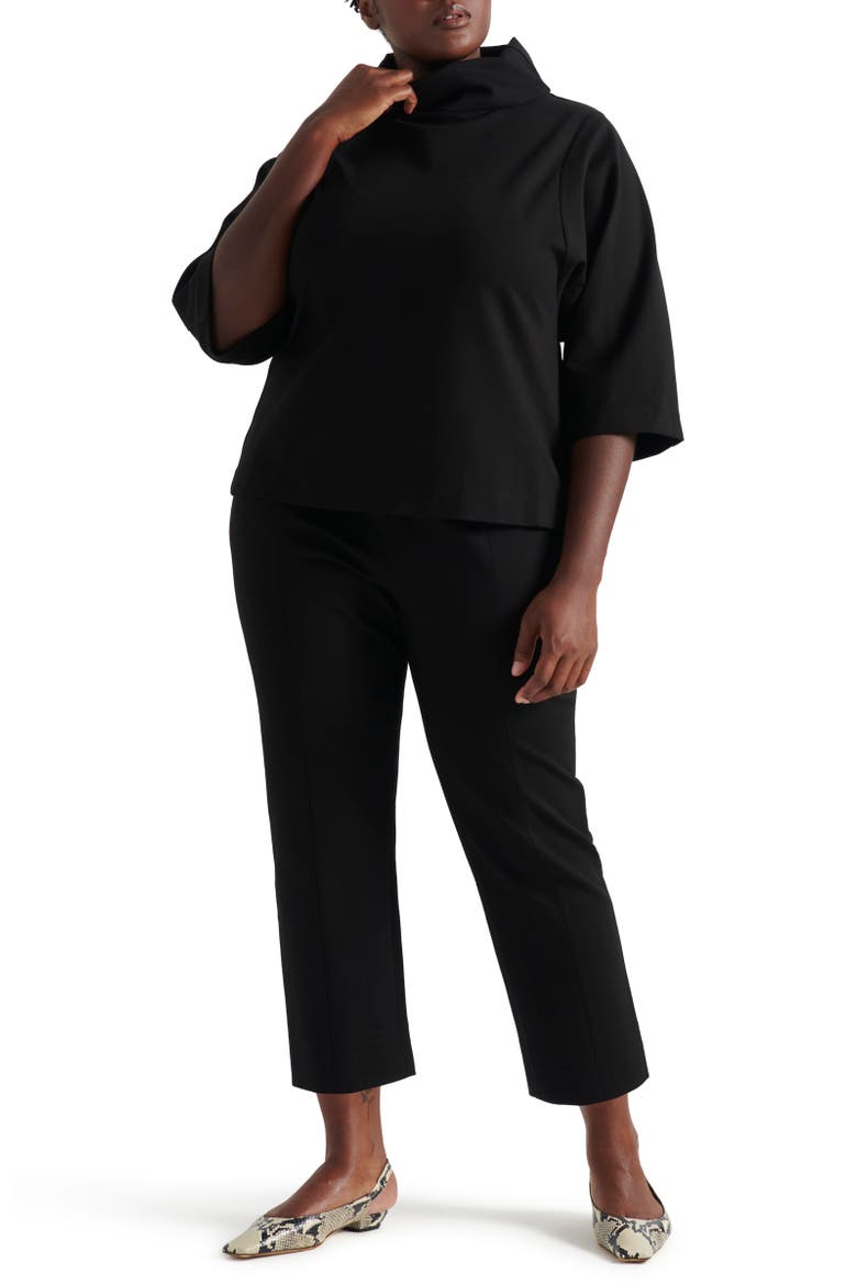 Ponte Katy Top, Main, color, Black