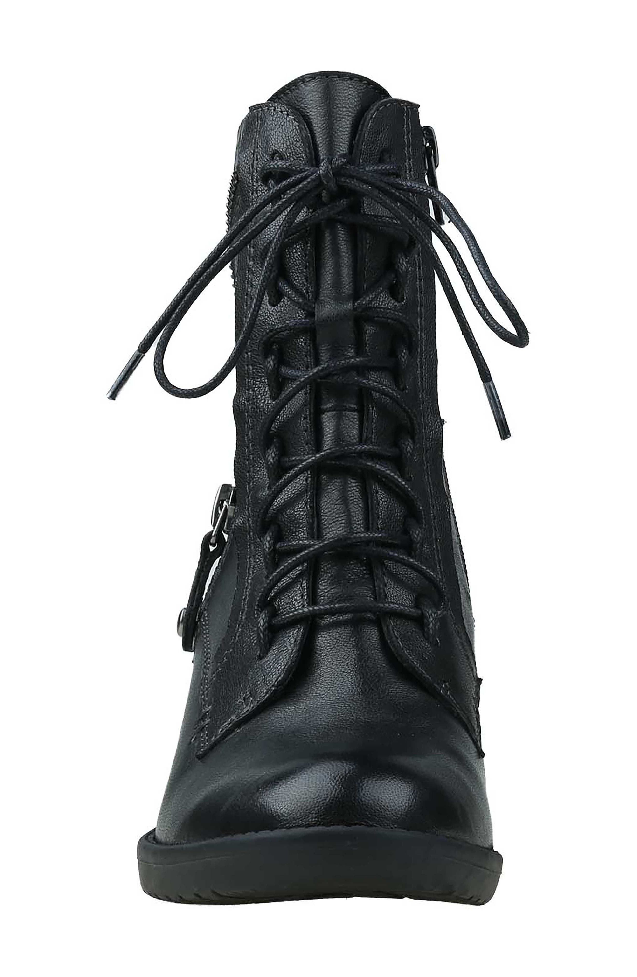 Missoula Lace-Up Boot, Alternate, color, BLACK LEATHER