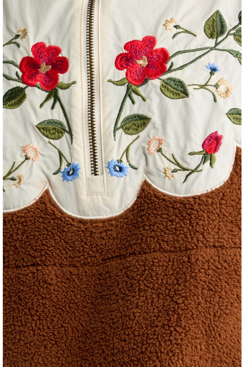 The Plush Wildflower Pullover, Alternate, color, CHESTNUT