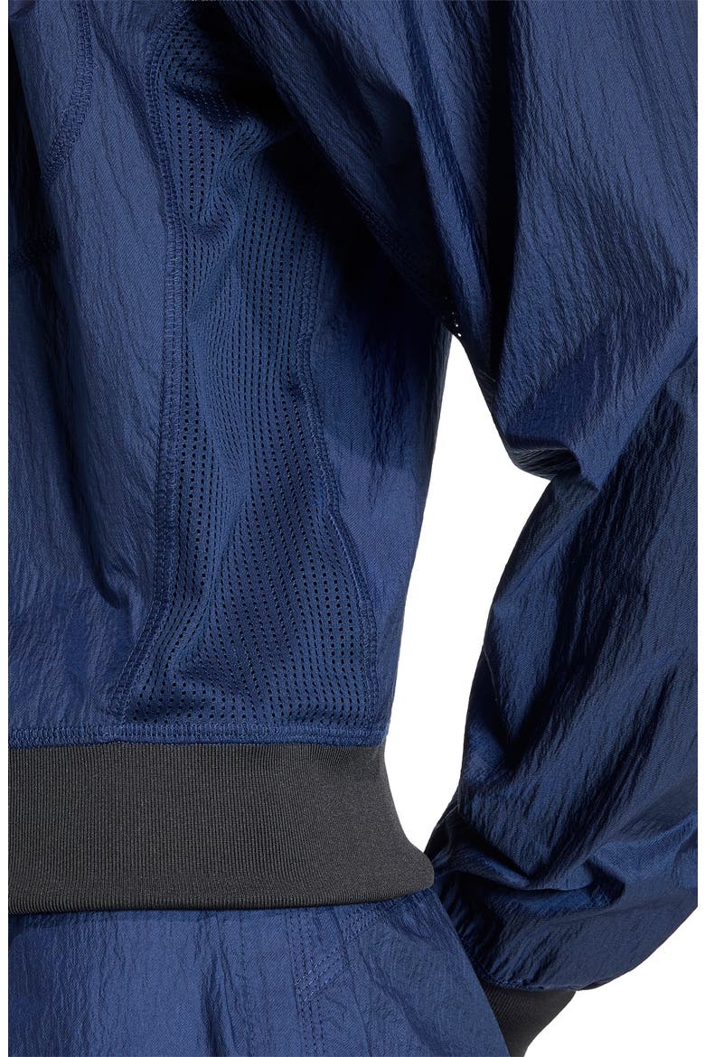 EQT Zip-Up Nylon Track Jacket, Alternate, color, NIGHT INDIGO/ /