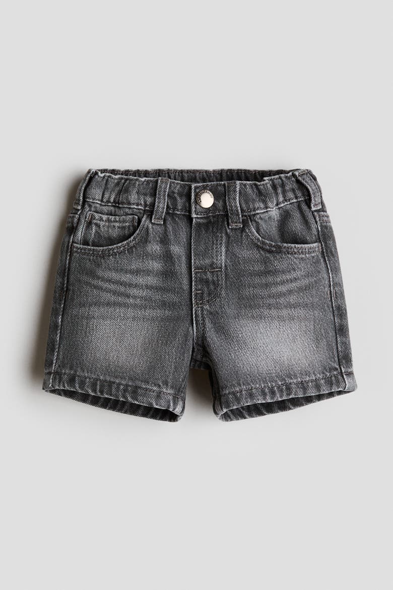 Denim Shorts, Main, color, Dark gray