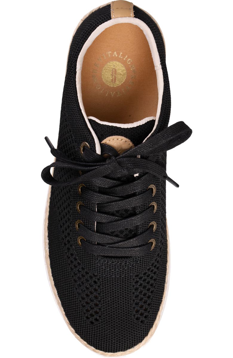 Revitalign Macey Perforated Sneaker, Alternate, color, Black