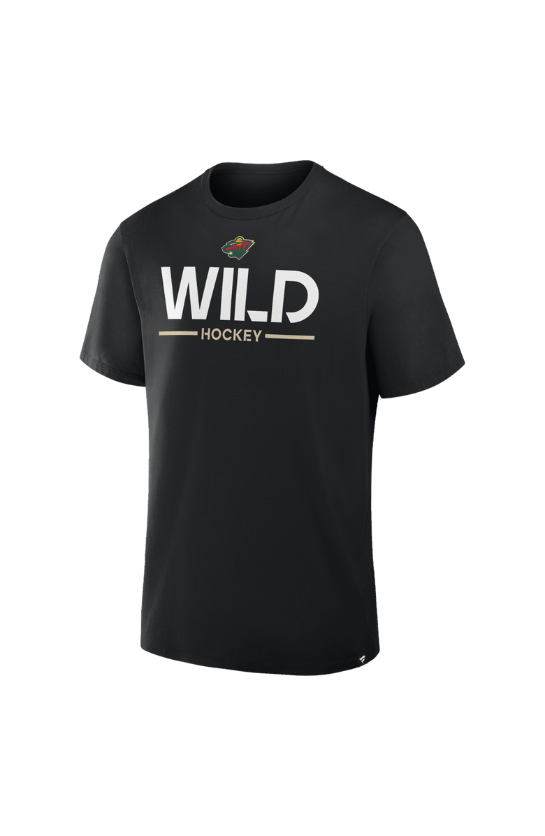 FANATICS Men
s Fanatics Black Minnesota Wild Authentic Pro Primary T-Shirt, Alternate, color, Black